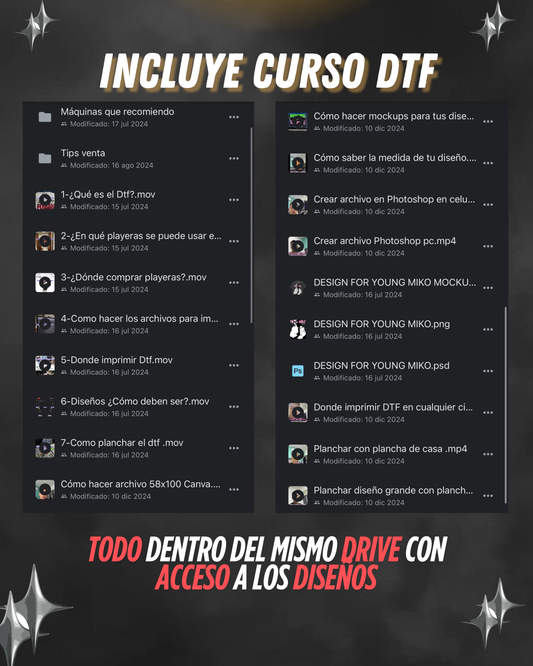 Paquete Completo Diseños DTF PREMIUM🚀