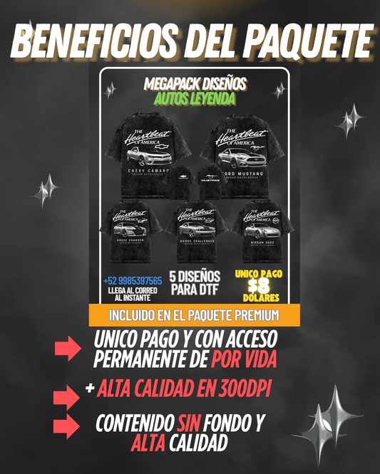 Paquete AUTOS LEYENDA