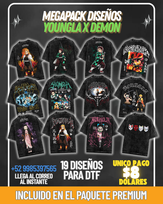 Paquete YOUNGLA X DEMON