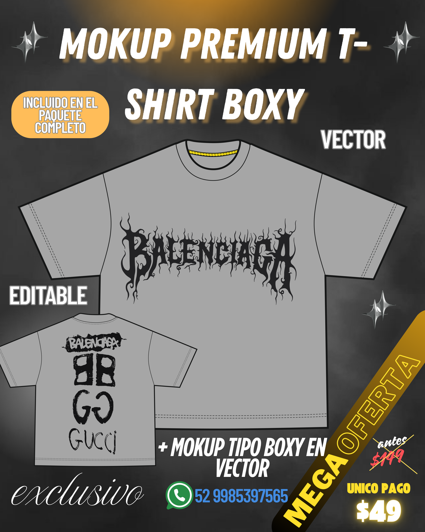 Mokup PREMIUM T-Shirt Boxy