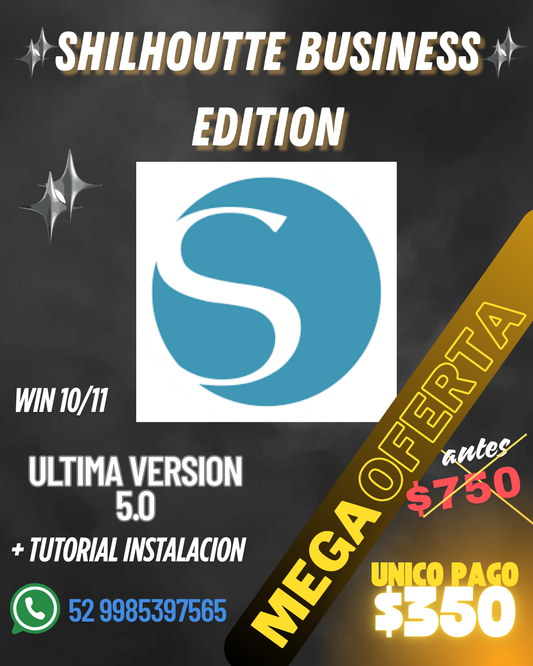Programa Silhouette Studio Business Edition 5.0 2025 Windows 10/11