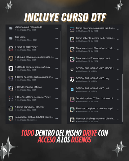 Paquete Completo Diseños DTF PREMIUM🚀