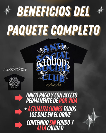 PAQUETE COMPLETO DTF PREMIUM🎁