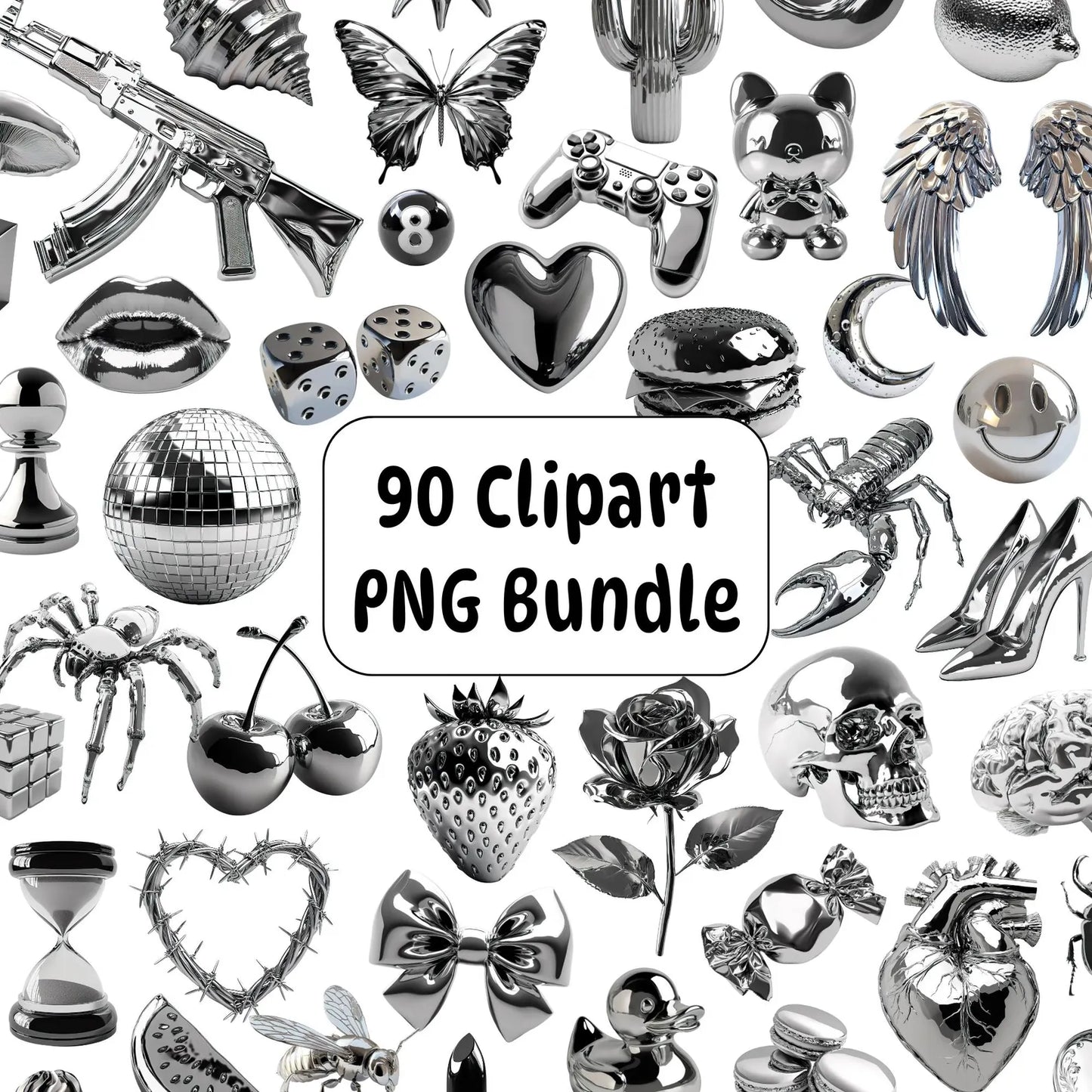 Paquete de imágenes PNG de Chrome