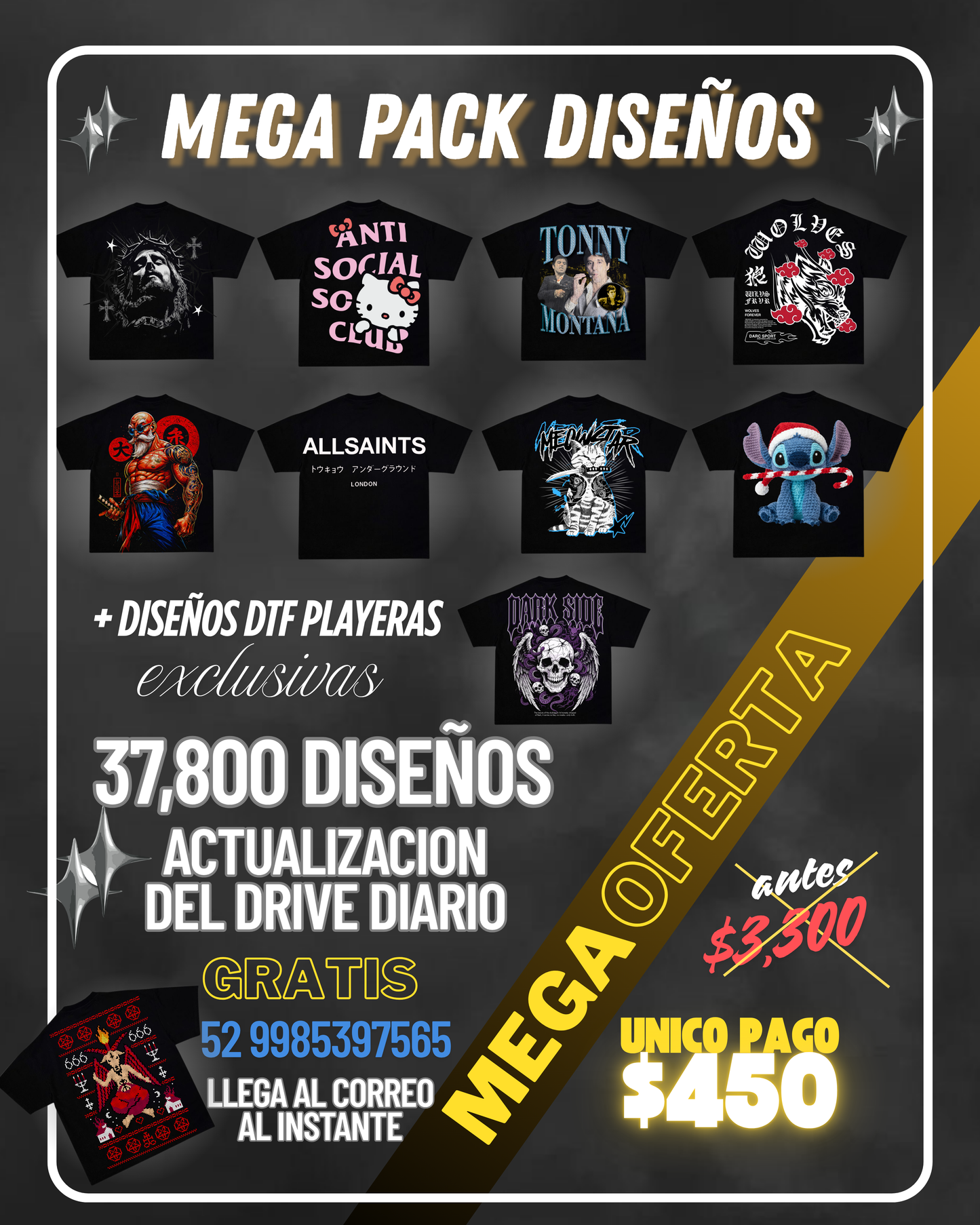 Paquete Completo Diseños DTF PREMIUM🚀