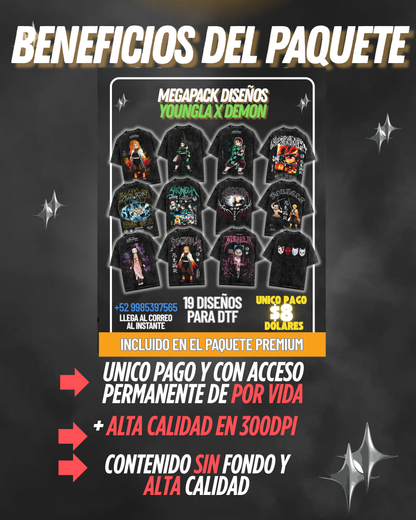 Paquete YOUNGLA X DEMON
