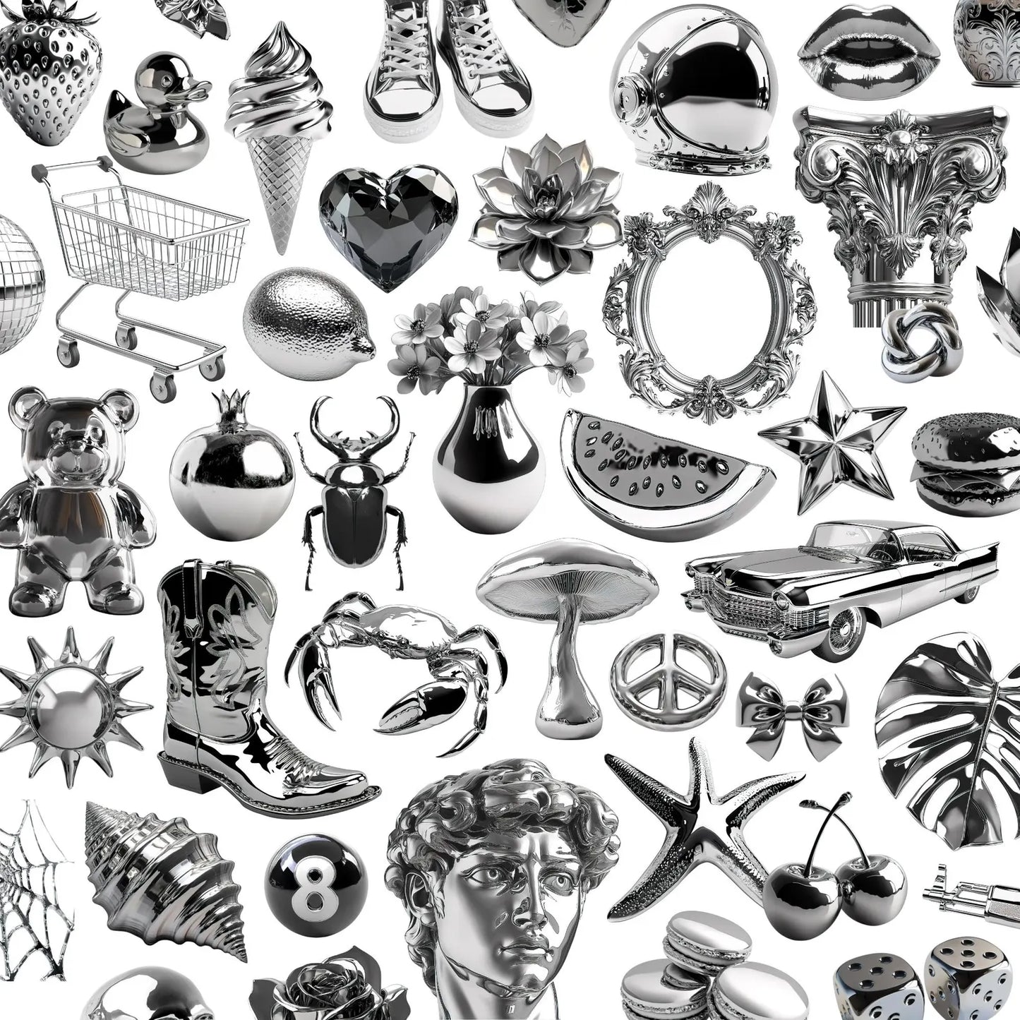 Paquete de imágenes PNG de Chrome