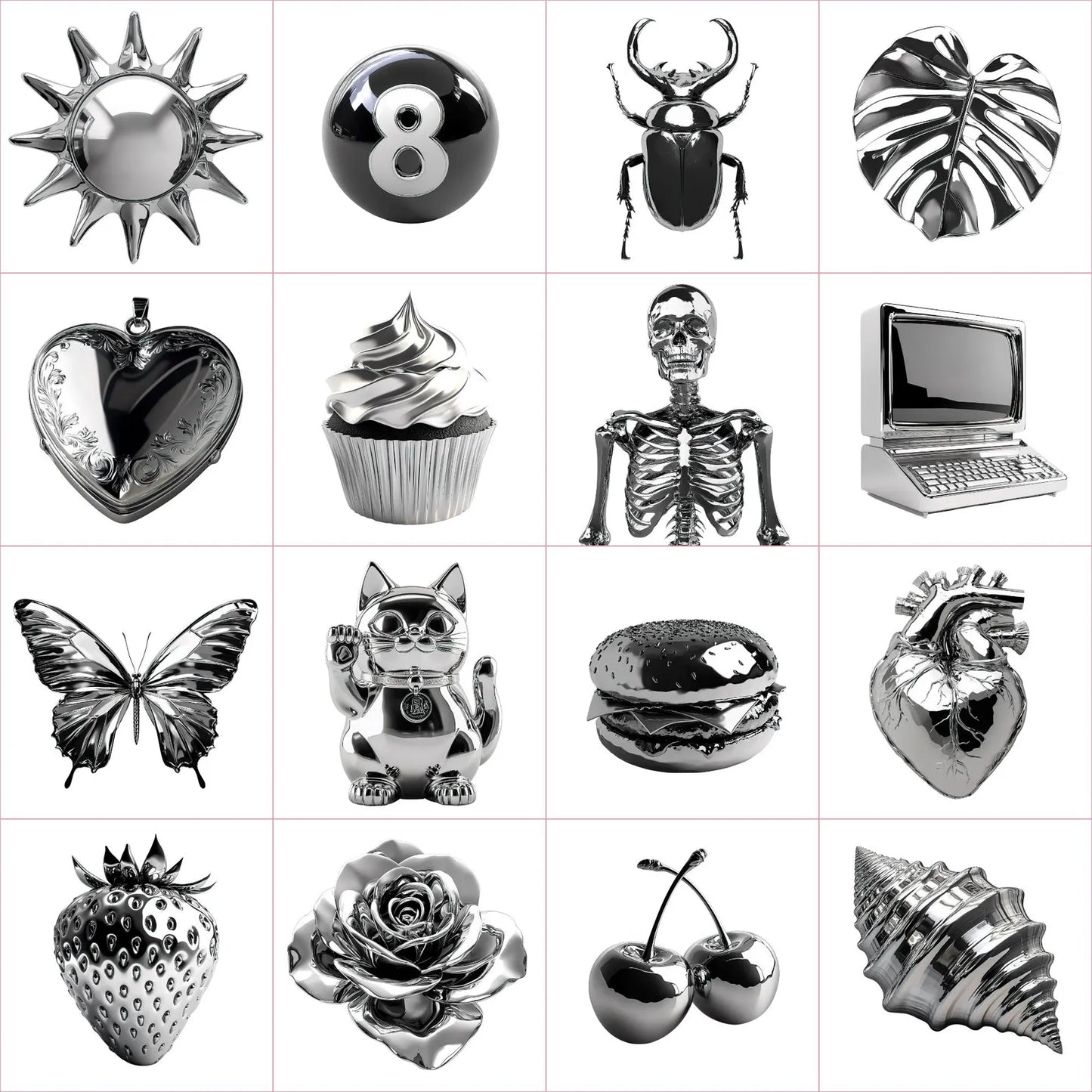 Paquete de imágenes PNG de Chrome