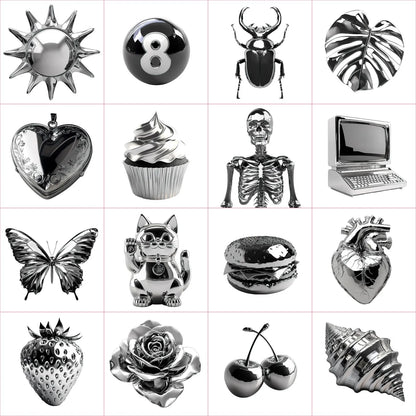 Paquete de imágenes PNG de Chrome